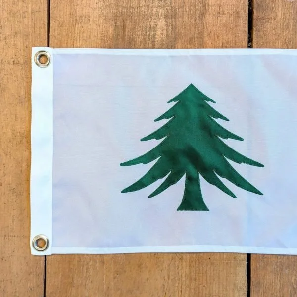 Massachusetts Naval and Maritime Ensign (12" X 18")